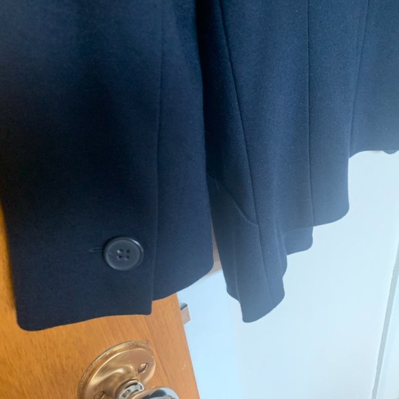 3/4 sleeve navy blue blazer - Picture 4 of 7
